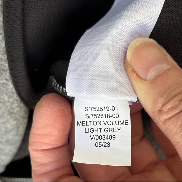 Banana Republic Wm’s Melton Volume-Sleeve Light Gray Jacket Sz M Petite - Picture 4 of 14